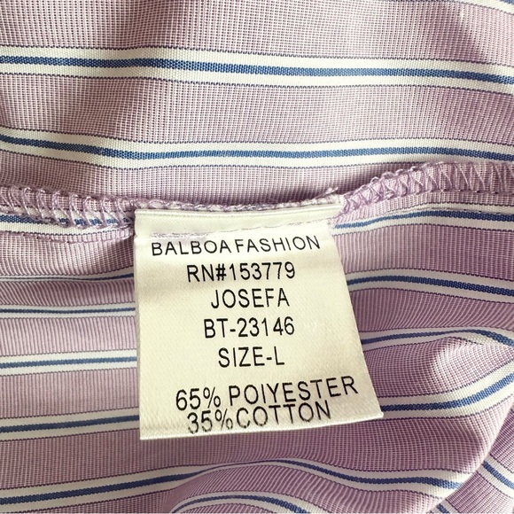 Balboa Purple Striped Angry Bunny Shirt size L - Picture 8 of 8